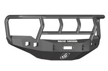 Road Armor 382R2B - 11-14 Chevy 2500 Stealth Front Winch Bumper w/Titan II Guard - Tex Blk