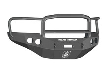 Road Armor 38405B - 11-14 GMC 2500 Stealth Front Winch Bumper w/Lonestar Guard - Tex Blk