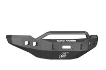 Road Armor 382R4B - 11-14 Chevy 2500 Stealth Front Winch Bumper w/Pre-Runner Guard - Tex Blk