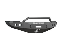 Road Armor 408R4B - 10-18 Ram 2500 Stealth Front Winch Bumper w/Pre-Runner Guard - Tex Blk