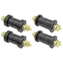 RockJock CE-9067 - Leaf Spring Main Eye Bushing Kit 76-76 Jeep CJ Includes Urethane Bushings Greasable Hardware Set of 4  4x4