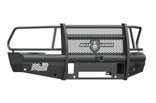 Road Armor 410VF26B - 10-18 Dodge 2500 Vaquero Front Bumper Full Guard 2in Receiver - Tex Blk
