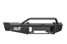Road Armor 410VF24B - 10-18 Dodge 2500 Vaquero Front Bumper w/Pre-Runner Guard 2in Receiver - Tex Blk
