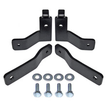 RockJock CE-9807BLBK - Brake Line Relocation Bracket Kit 07-18 Wrangler JK  4x4