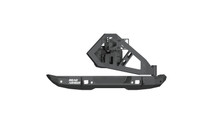 Road Armor 5182R1B-TC - 18-20 Jeep Wrangler JL Stealth Rear Bumper Mid Width w/Tire Carrier Assembly - Tex Blk
