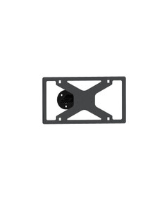 Road Armor 507RTCLPMB - 07-18 Jeep Wrangler JK Stealth Rear Tire Carrier License Plate Mount - Tex Blk