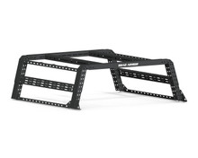 Road Armor 515BRS52B-OVLD - 19-20 Ford Ranger 5ft Bed TRECK Adj Bed Rack w/Brackets Strap/Rails - Tex Blk