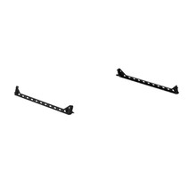 Road Armor 550BRS-SMK-485 - TRECK Dual Lower 5-1/2-6ft Bed Accessory Rail Mounts - Tex Blk (Pair)