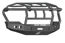 Road Armor 611R3B - 11-16 Ford F-250 Stealth Front Winch Bumper w/Intimidator Guard - Tex Blk