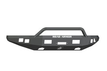 Road Armor 614R4B - 10-14 Ford Raptor Stealth Front Winch Bumper w/Pre-Runner Guard - Tex Blk