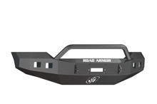 Road Armor 611R4B - 11-16 Ford F-250 Stealth Front Winch Bumper w/Pre-Runner Guard - Tex Blk