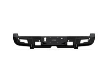 Road Armor 6172DR-B0-P2-MR-BH-B - 17-22 Ford F250/F350/F450 iDentity Rear Bumper - Powder Coated Black Light Texture