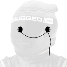 Rugged Radios HKP-SPK-MONO - In-Helmet Speakers with 3.5mm Plug Mono / Standard