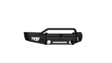 Road Armor 6181VF24B - 18-20 Ford F-150 Vaquero Front Bumper w/Pre-Runner Guard 2in Receiver - Tex Blk