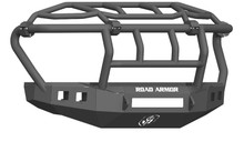 Road Armor 617F3B-NW - 17-20 Ford F-250 Stealth Front Bumper w/Intimidator Guard - Tex Blk