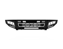 Road Armor 6174DF-B1-P3-MR-BH-B - iDentity Front Bumper Shackles/Wide End Pods/X3 Cube/ Accent Lights Beauty Ring - BLK Powder Coat