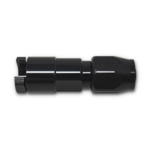 Russell 611203 - Performance 3/8in SAE Quick Disc Female to -6 Hose Black Straight Hose End
