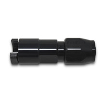 Russell 611253 - Performance 5/16in SAE Quick Disc Female to -6 Hose Black Straight Degree Hose End
