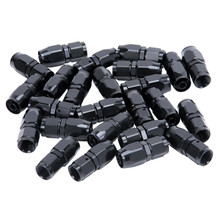Russell 610027 - Performance Full Flow Hose End Straight -6 AN ProClassic II Finish (Bulk package of 25)