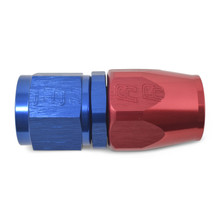 Russell 610040 - Performance -10 AN Red/Blue Straight Full Flow Hose End