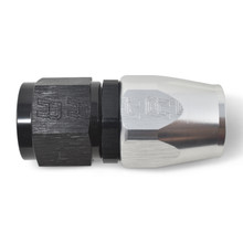 Russell 610043 - Performance -10 AN Black/Silver Straight Full Flow Hose End