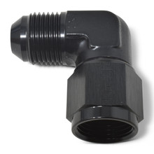 Russell 614807 - Performance -8 AN 90 Degree Male AN to Female AN Fitting (Black)