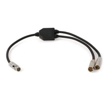 Rugged Radios SPLITTER-6P-2-6P - Dual AUX Port Splitter Cable for Intercoms