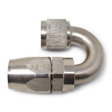 Russell 613501 - Performance -6 AN Endura 180 Degree Full Flow Swivel Hose End (With 9/16in Radius)