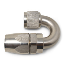 Russell 613511 - Performance -8 AN Endura 180 Degree Full Flow Swivel Hose End (With 3/4in Radius)