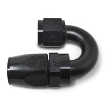 Russell 613505 - Performance -6 AN Black 180 Degree Full Flow Swivel Hose End