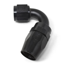 Russell 613415 - Performance -8 AN Black 120 Degree Full Flow Swivel Hose End