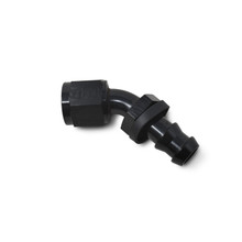Russell 624093 - Performance -8 AN Twist-Lok 45 Degree Hose End (Black)