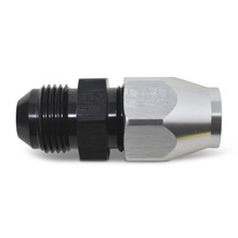 Russell 639233 - Performance Black/Silver -8 AN Male 37 Degree to 1/2in Aluminum Tube