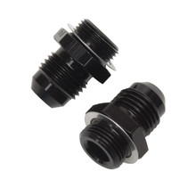 Russell 640203 - Performance -6 AN Carb Adapter Fittings (2 pcs.) Black