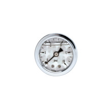 Russell 650390 - Performance 15 psi fuel pressure gauge machine face (Liquid-filled)