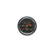 Russell 650320 - Performance 100 psi fuel pressure gauge black face chrome case (Liquid-filled)