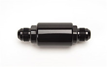 Russell 650103 - Performance Black Anodized (3-1/4in Length 1-1/4in dia. -8 male inlet/outlet)