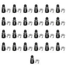 Russell 644117 - Performance Adapter -6 AN Male to 5/16in Quick Disconnect Female Screw - Black (Bulk Pkg 25)