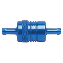 Russell 645080 - Performance Blue Street Fuel Filter (3in Length 1-1/8in diameter 5/16in inlet/outlet)