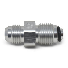 Russell 648040 - Performance -6 AN (male to 11/16in-18 O-ring seal) Power Steering Adapter. Clear anodized