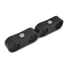 Russell 654313 - Hose Separator for -8 Braided Hose - Black Anodized (2 Pack)