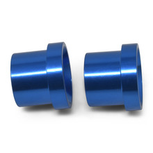 Russell 660650 - Performance -6 AN Tube Sleeve 3/8in dia. (Blue) (2 pcs.)