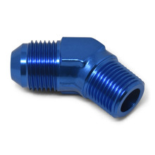 Russell 660940 - Performance -4 AN to 1/8in NPT 45 Degree Flare to Pipe Adapter