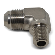 Russell 660881 - Performance -10 AN to 1/2in NPT 90 Degree Flare to Pipe Adapter (Endura)