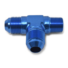 Russell 661120 - Performance -6 AN to 1/4in NPT Flare to Pipe Tee On Run Fitting