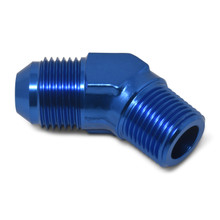 Russell 660970 - Performance -10 AN to 1/2in NPT 45 Degree Flare to Pipe Adapter