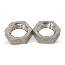 Russell 661871 - Performance -3 AN Bulkhead Nuts 3/8in -24 Thread Size (Endura)