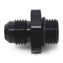 Russell 670940 - Performance -10 AN Male Flare to -8 SAE Male Port Adapter Fitting - Black Anodized