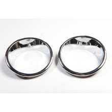 Rugged Ridge 13311.20 - Headlight Bezels Chrome 07-18 Jeep Wrangler JK
