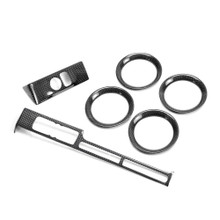 Seibon CFI0910NSGTR-D - 09-14 Nissan GTR Carbon Fiber Interior Center Control Trim (6 pcs)